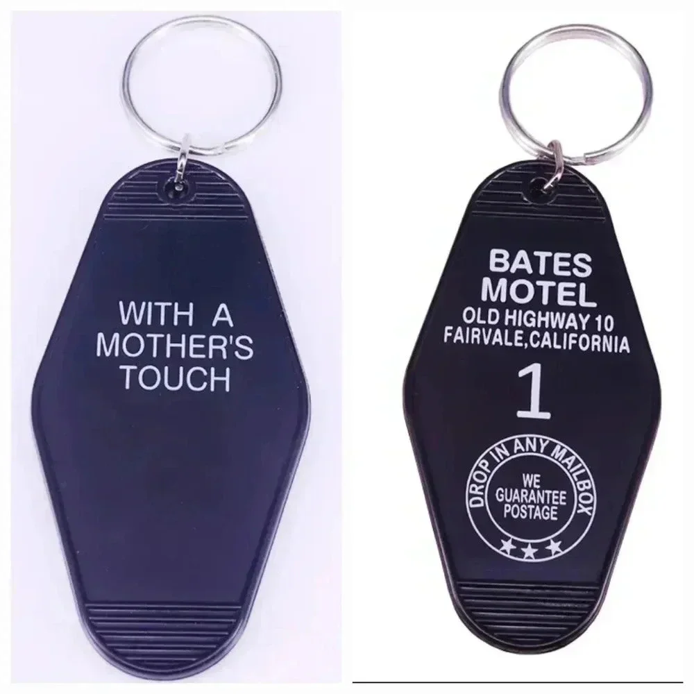 Horror movie bates Hotel Keychain